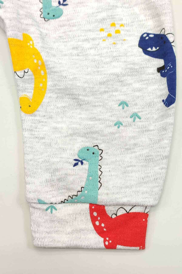 Baby 5 Buy 4 Pay Newborn Child Soft Cotton Jersey Slim Fit Dino Print Snap Romper 14738 - 5