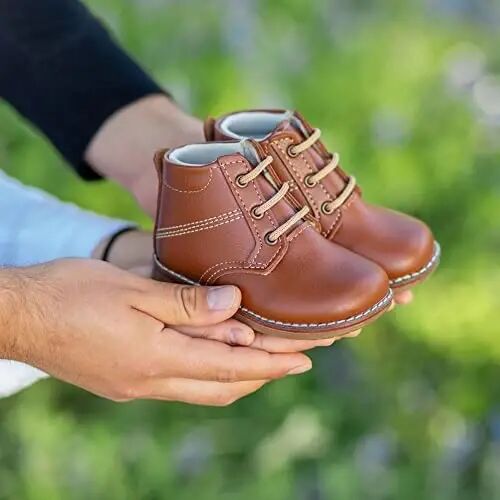 Baby and Toddler Walking Shoes Lightweight Non-Slip First Walker Shoes with Ankle Support for Boys Girls & Kids - 4