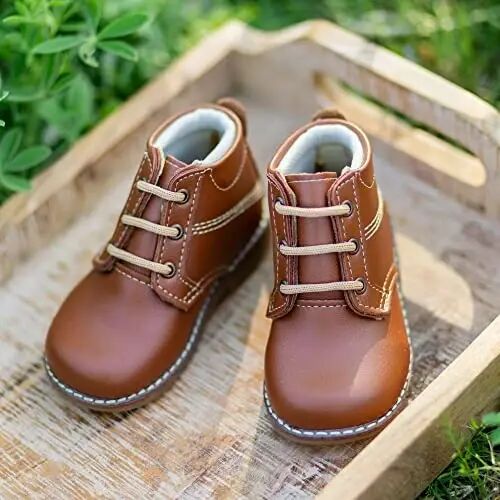 Baby and Toddler Walking Shoes Lightweight Non-Slip First Walker Shoes with Ankle Support for Boys Girls & Kids - 5
