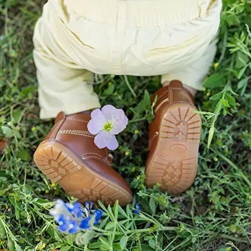 Baby and Toddler Walking Shoes Lightweight Non-Slip First Walker Shoes with Ankle Support for Boys Girls & Kids - 6