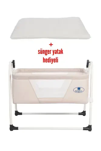 Baby Anthracite Sobee Portable Installable Fixable Luxury Rocking Crib-Anthracite Gray - 3