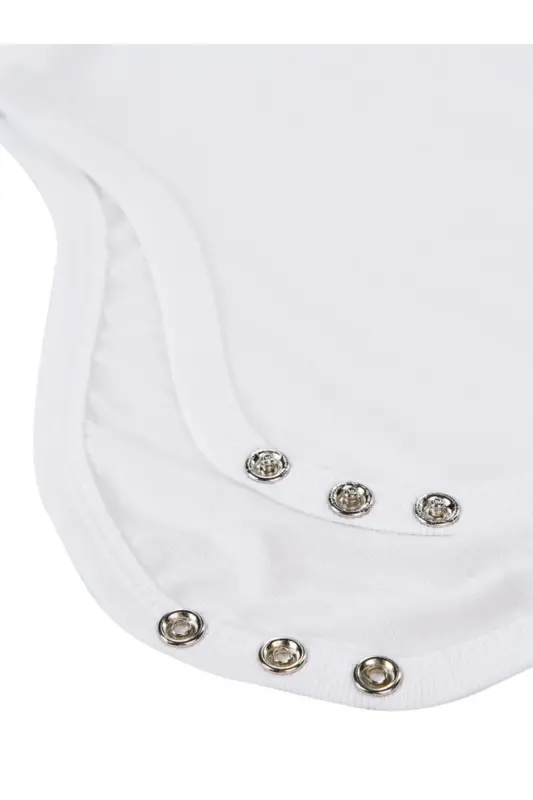 Baby Basic Ribbed Crew Neck 5-Pack Snap Bodysuit 3-9 Months White - 2