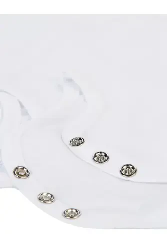 Baby Basic Ribbed Crew Neck 5-Pack Snap Bodysuit 3-9 Months White - 1