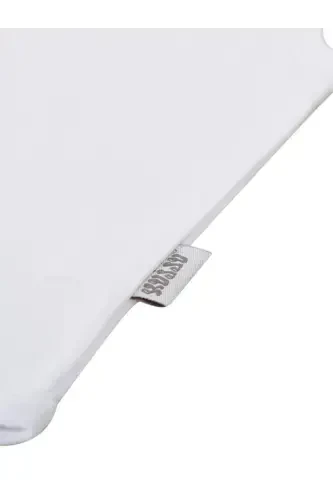 Baby Basic Ribbed Crew Neck 5-Pack Snap Bodysuit 3-9 Months White - KUJJU (1)