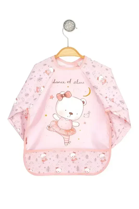 Baby Bear Pattern Waterproof Long Sleeve Bib and Activity Apron - BEBECHI