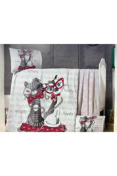 Baby Bedding Set with Cats - Modazone