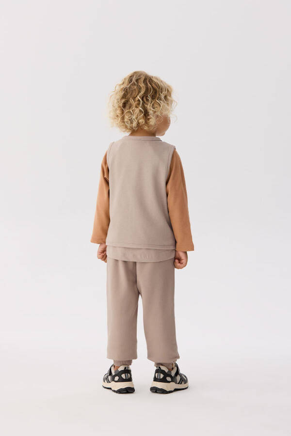 Baby Beige Vest - 8