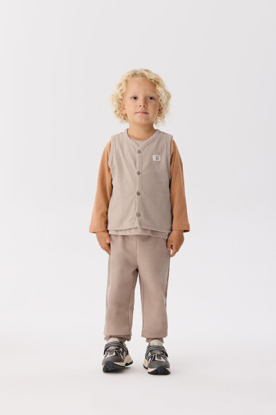 Baby Beige Vest - 1