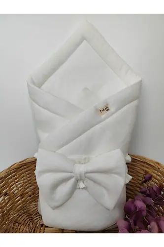 Baby Blanket 100% Cotton Baby Swaddle Blanket Girl Boy Outdoor Swaddle Hospital Discharge - 3