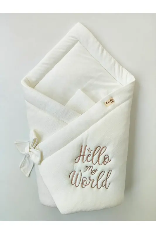 Baby Blanket 100% Cotton Baby Swaddle Blanket Girl Boy Outdoor Swaddle Hospital Discharge - 6