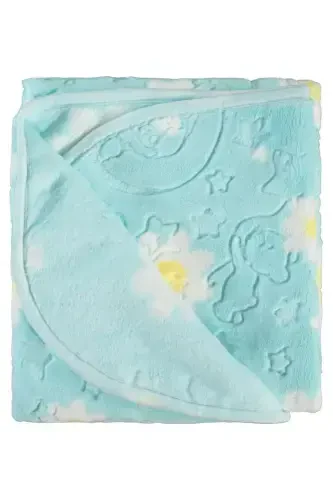 Baby Blanket Turquoise - 1