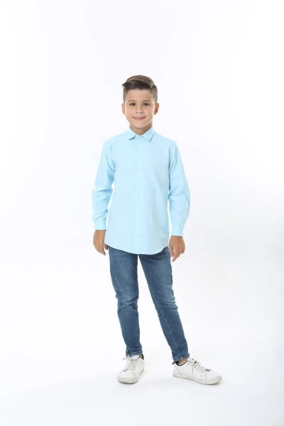 Baby Blue Children's Shirt - Modazone (1)