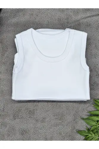 Baby Bodysuit Romper 5-Pack White Cotton 1 to 5 Years Old-be - 3