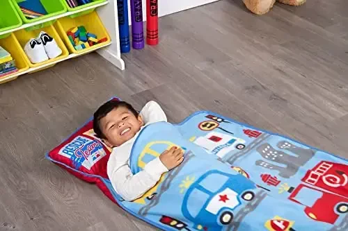 Baby Boom Kids Nap Mat Set – Includes Pillow and Fleece Blanket - 4