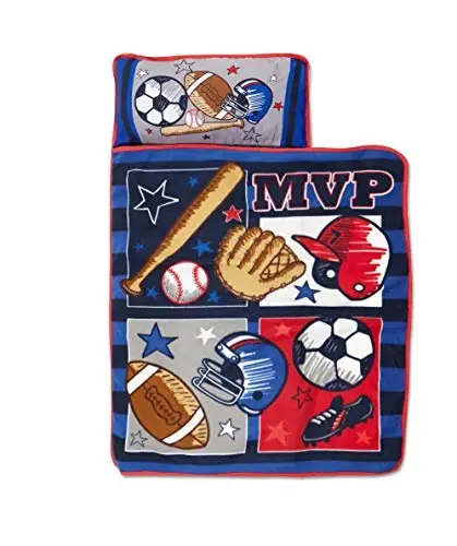Baby Boom Kids Nap Mat Set – Includes Pillow and Fleece Blanket - BABY BOOM (1)