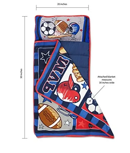 Baby Boom Kids Nap Mat Set – Includes Pillow and Fleece Blanket - 3