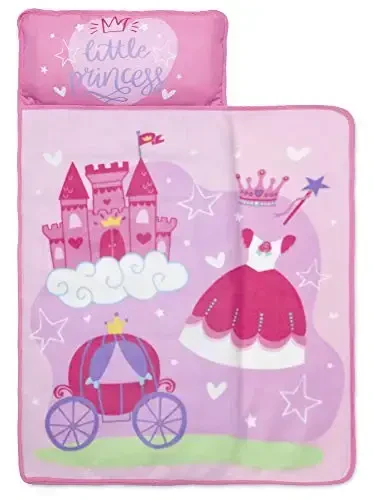 Baby Boom Kids Nap Mat Set – Includes Pillow and Fleece Blanket 