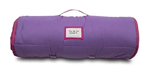 Baby Boom Kids Nap Mat Set – Includes Pillow and Fleece Blanket - 5