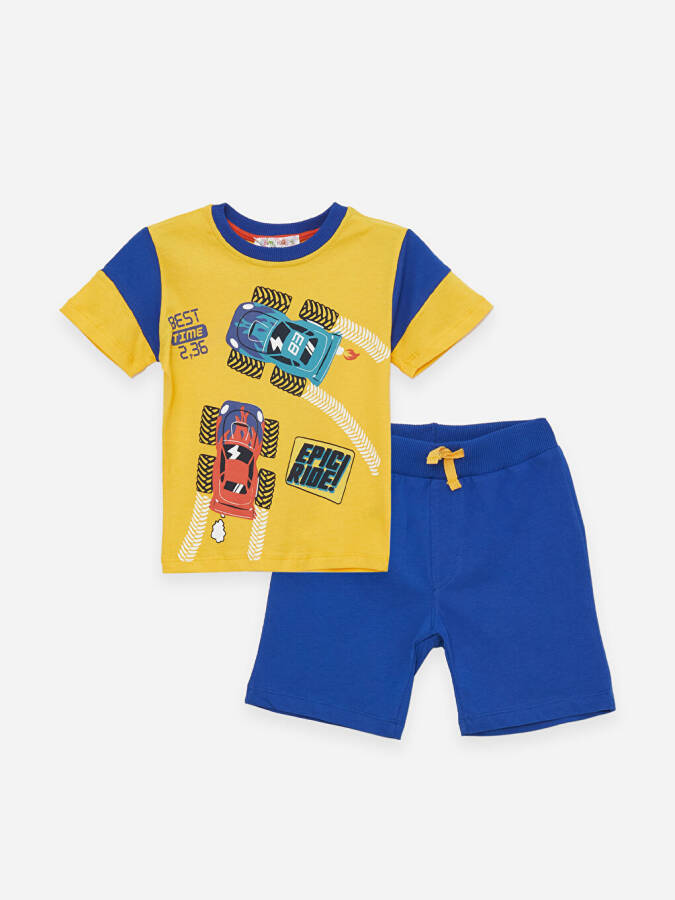 Baby Boy 2-Piece Set with Polo Shirt and Shorts - 1