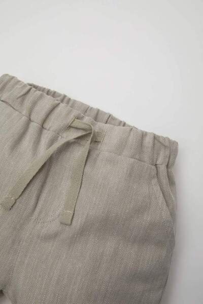 Baby Boy Basic Pocket Shorts Khaki - 2