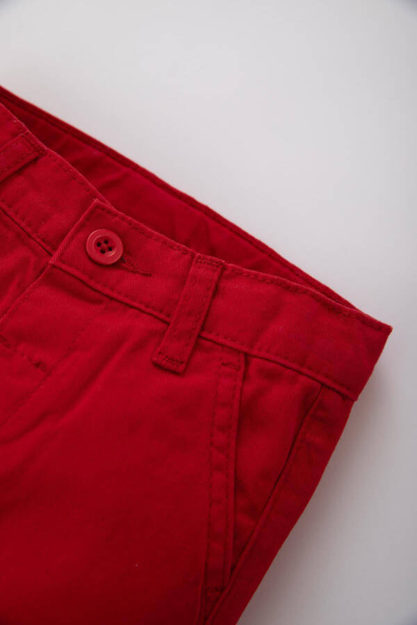 Baby Boy Basic Red Gabardine Trousers Z2703a223sp - 14