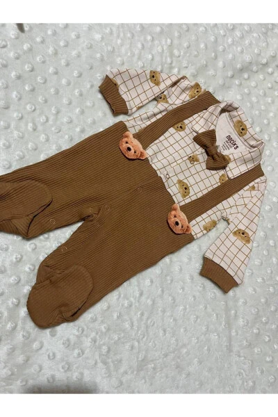 Baby Boy Bear Jumpsuit - EKNKİDS (1)
