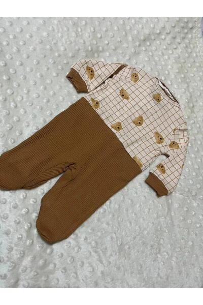 Baby Boy Bear Jumpsuit - 4