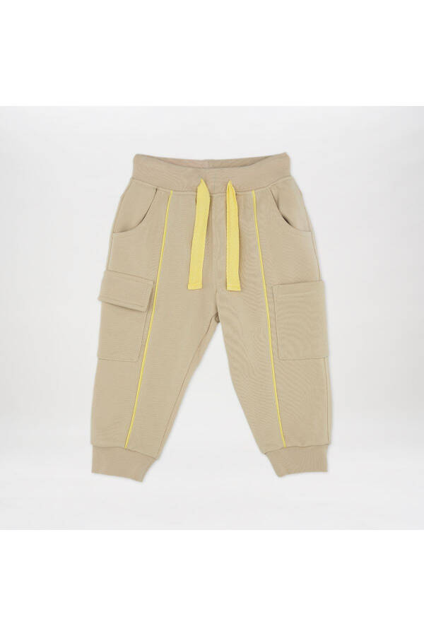 Baby Boy Beige Sweatpants - 9