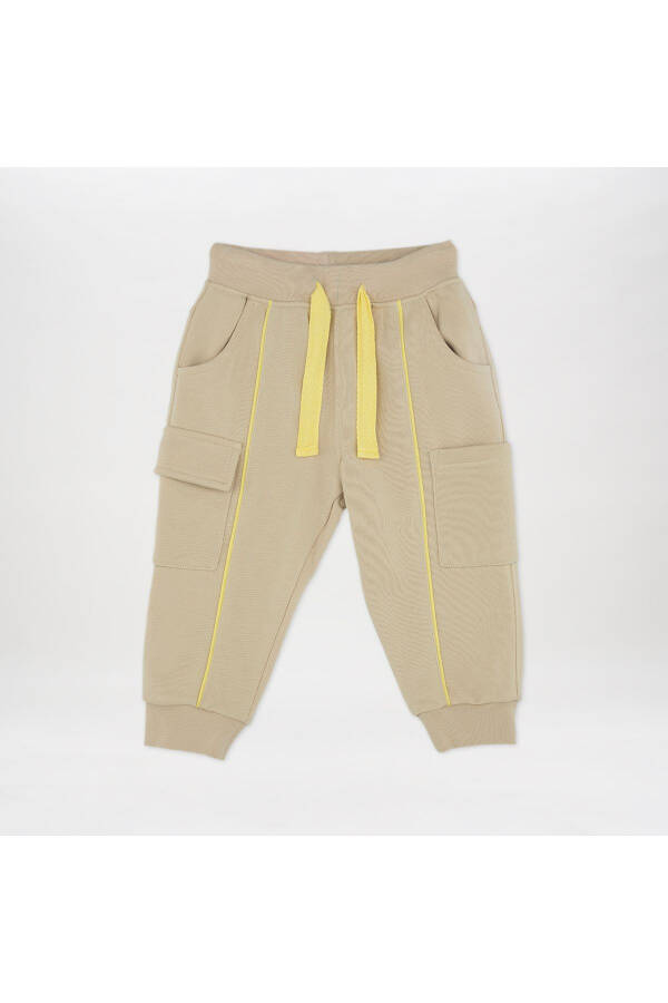 Baby Boy Beige Sweatpants - 5