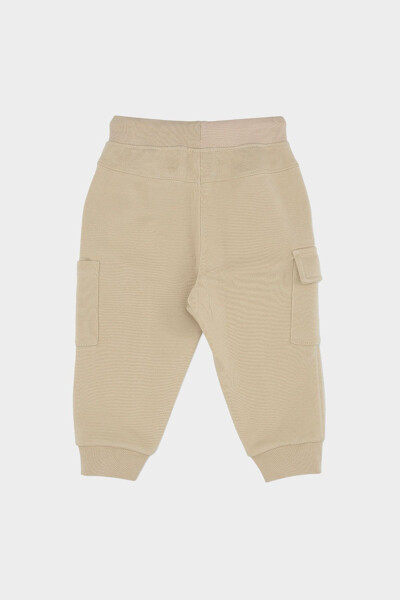 Baby Boy Beige Sweatpants - 2