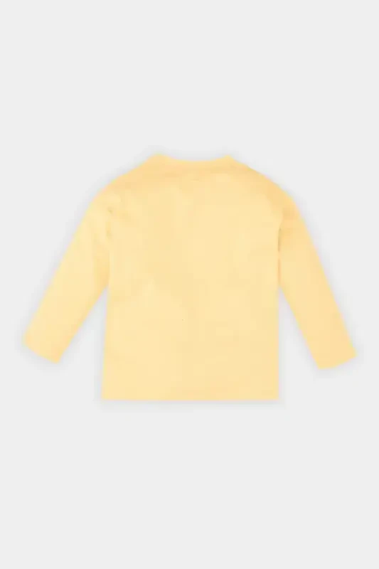 Baby Boy Bicycle Collar Printed Long Sleeve T-Shirt - 4