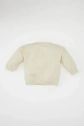 Baby Boy Bicycle Crewneck Printed Sweatshirt D2934A524WN - 5