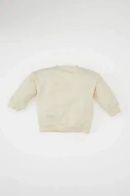 Baby Boy Bicycle Crewneck Printed Sweatshirt D2934A524WN - 5