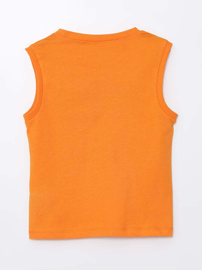 Baby Boy Bicycle Neck Printed Tank Top - 5