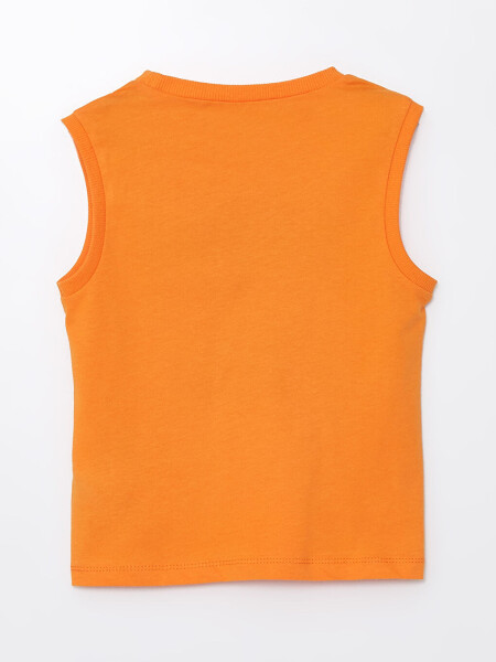 Baby Boy Bicycle Neck Printed Tank Top - 2