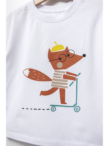 Baby Boy Bicycle Neck T-Shirt - 6