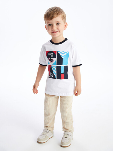 Baby Boy Bike Neck Printed T-Shirt - 2