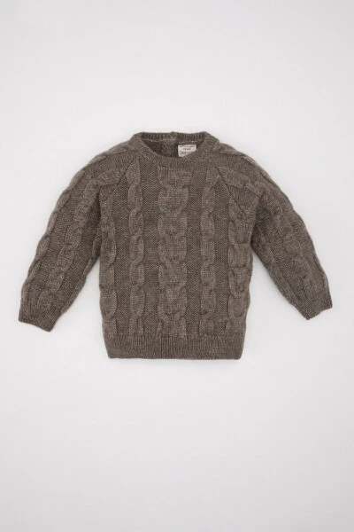 Baby Boy Bike Neck Sweater A3854A524WN - 1