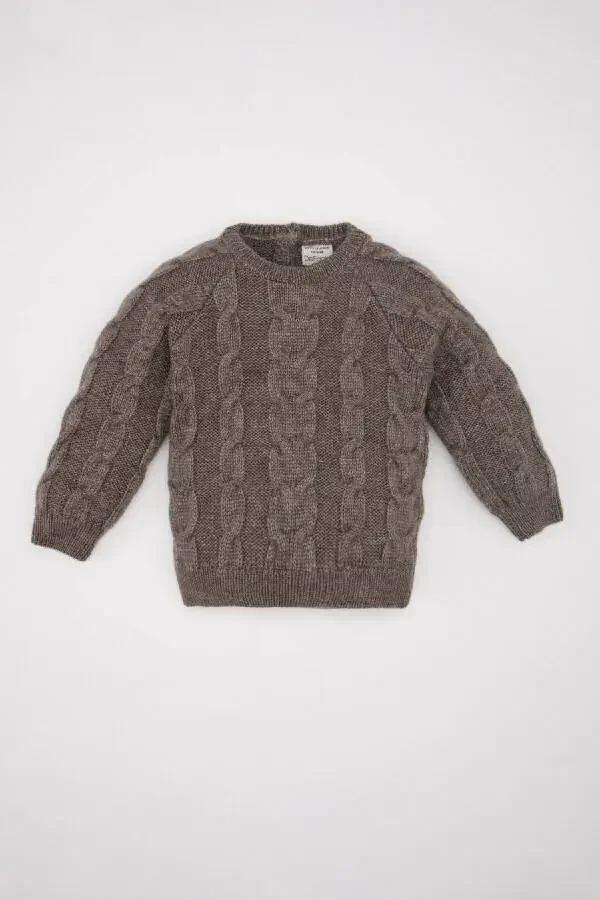 Baby Boy Bike Neck Sweater A3854A524WN - 1