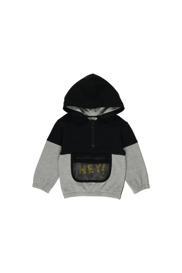 Baby Boy Black Hoodie - 7