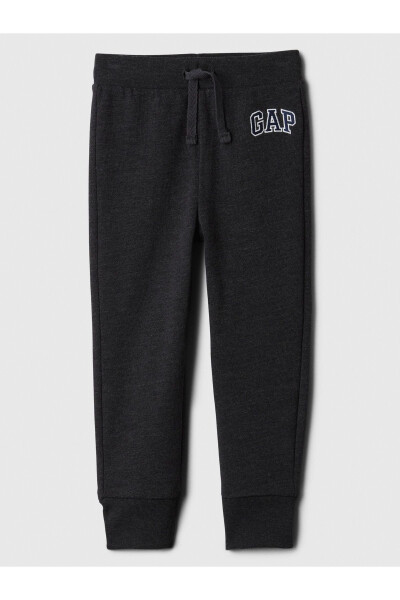 Baby Boy Black Logo Sweatpants - 10