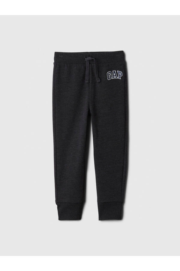 Baby Boy Black Logo Sweatpants - 1