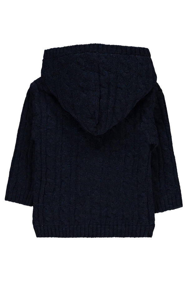 Baby Boy Cardigan 6-18 Months Navy Blue - 6