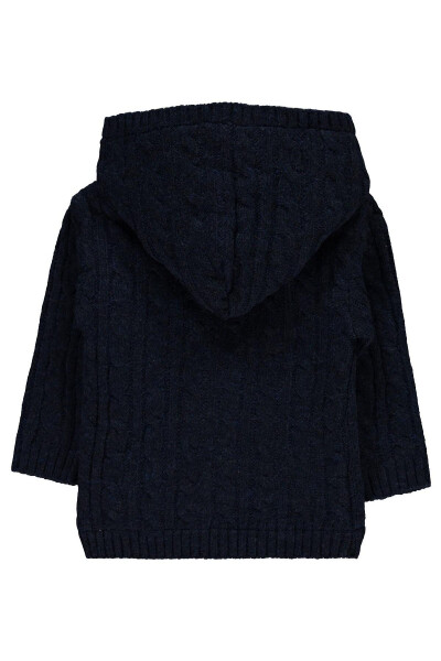 Baby Boy Cardigan 6-18 Months Navy Blue - 2