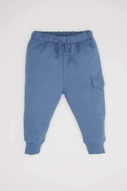 Baby Boy Cargo Pocket Sweatpants D3930A524WN - DEFACTO