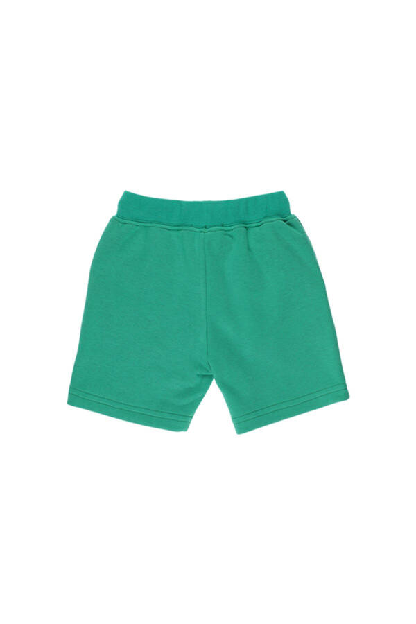 Baby Boy Contrast Color Detail Shorts - 2