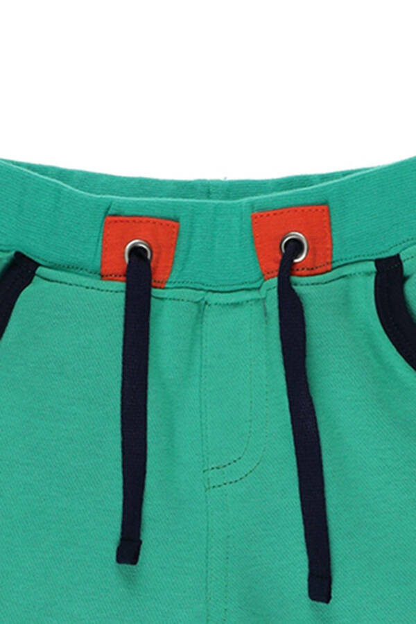 Baby Boy Contrast Color Detail Shorts - 3