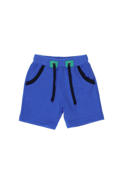 Baby Boy Contrast Color Detail Shorts - 4