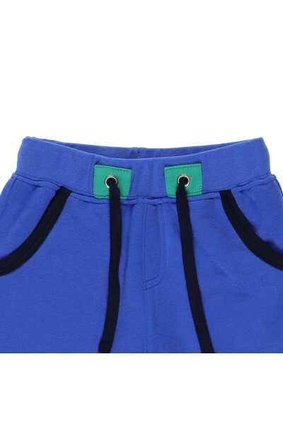 Baby Boy Contrast Color Detail Shorts - 6