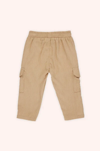 Baby Boy Corduroy Beige Pants - PANÇO (1)